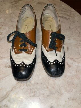 Tri-Color Women's Lace-Up Boots - Black Cream Tan